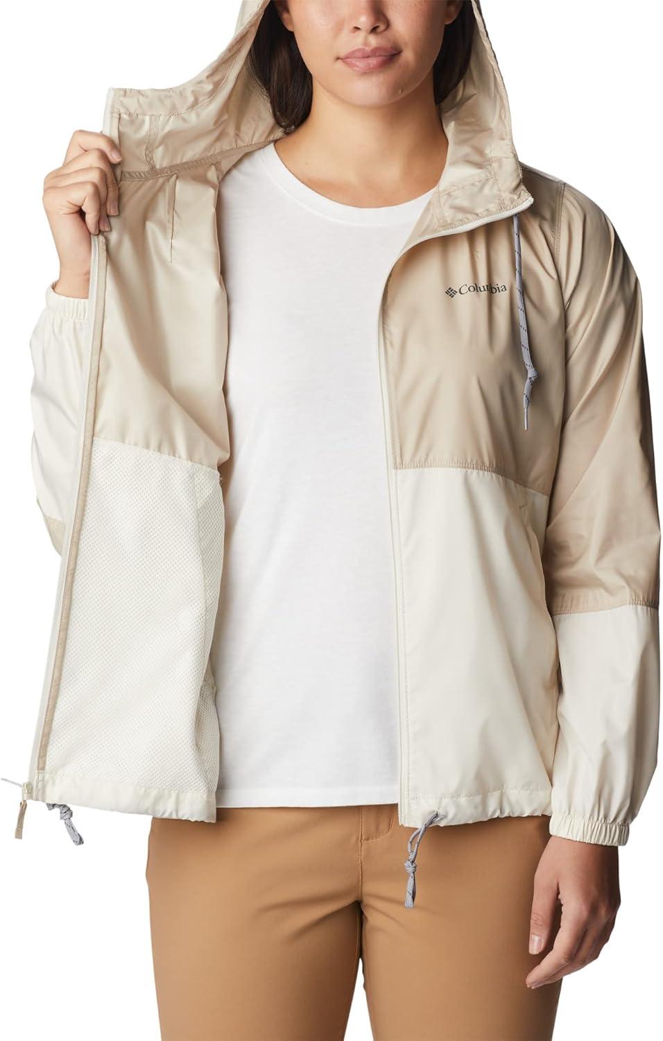 imageColumbia womens Flash Forward WindbreakerWindbreakerAncient FossilChalk