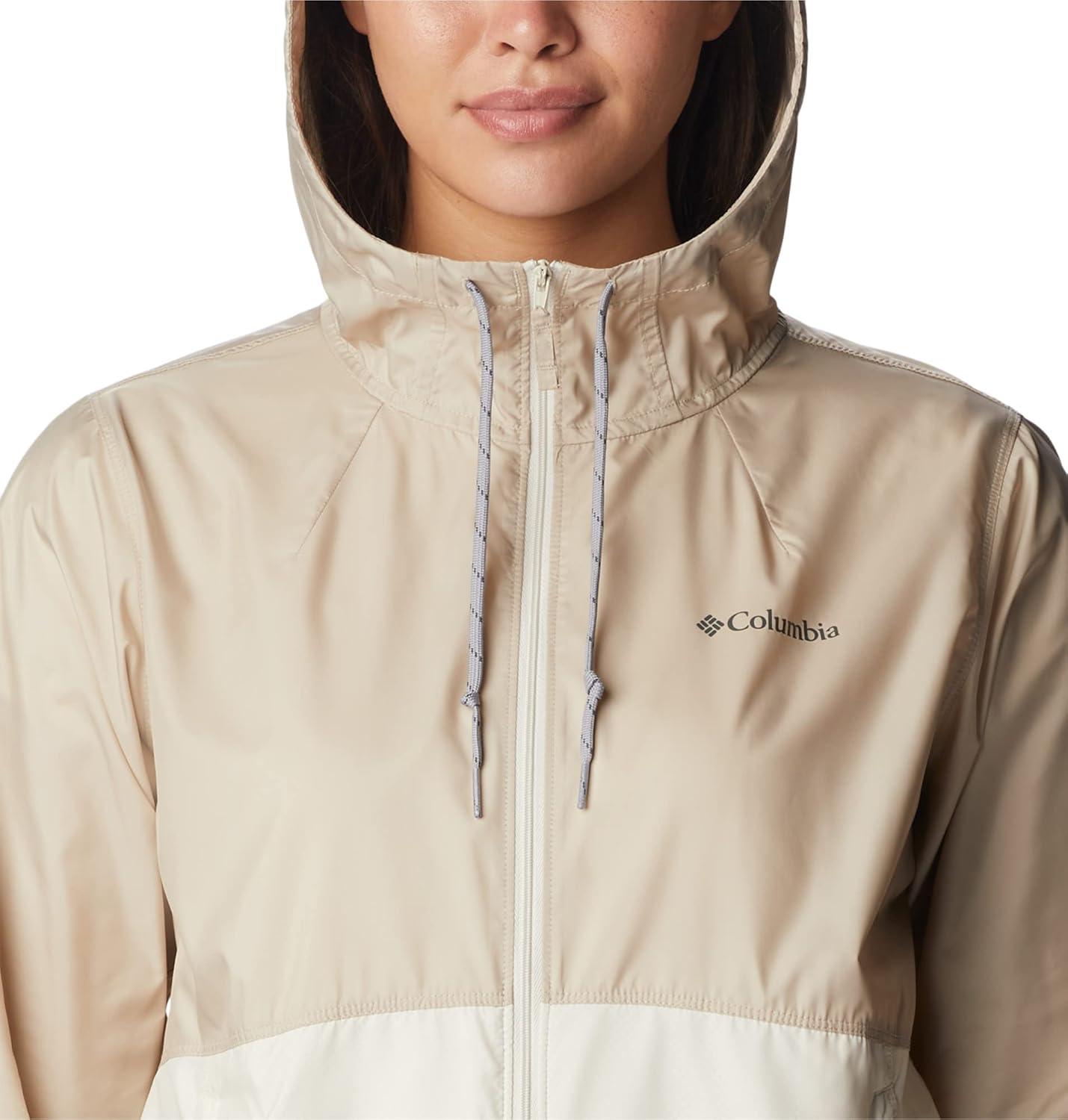 imageColumbia womens Flash Forward WindbreakerWindbreakerAncient FossilChalk