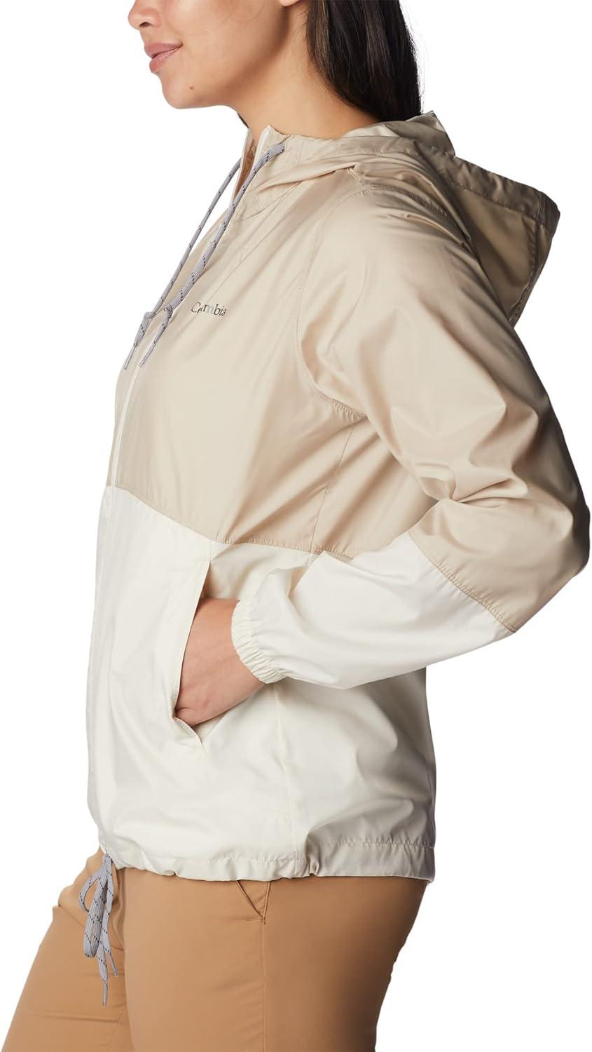 imageColumbia womens Flash Forward WindbreakerWindbreakerAncient FossilChalk
