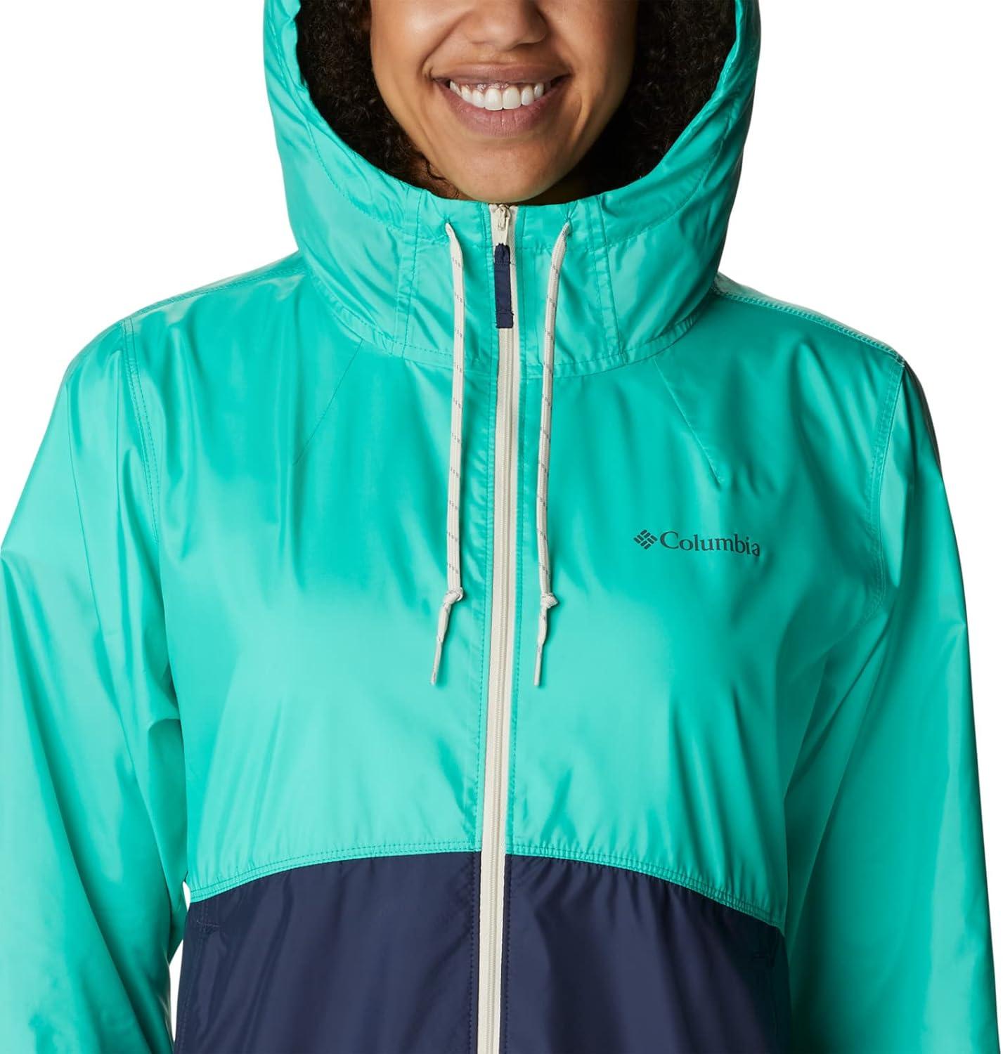 imageColumbia womens Flash Forward WindbreakerWindbreakerElectric TurquoiseNocturnal