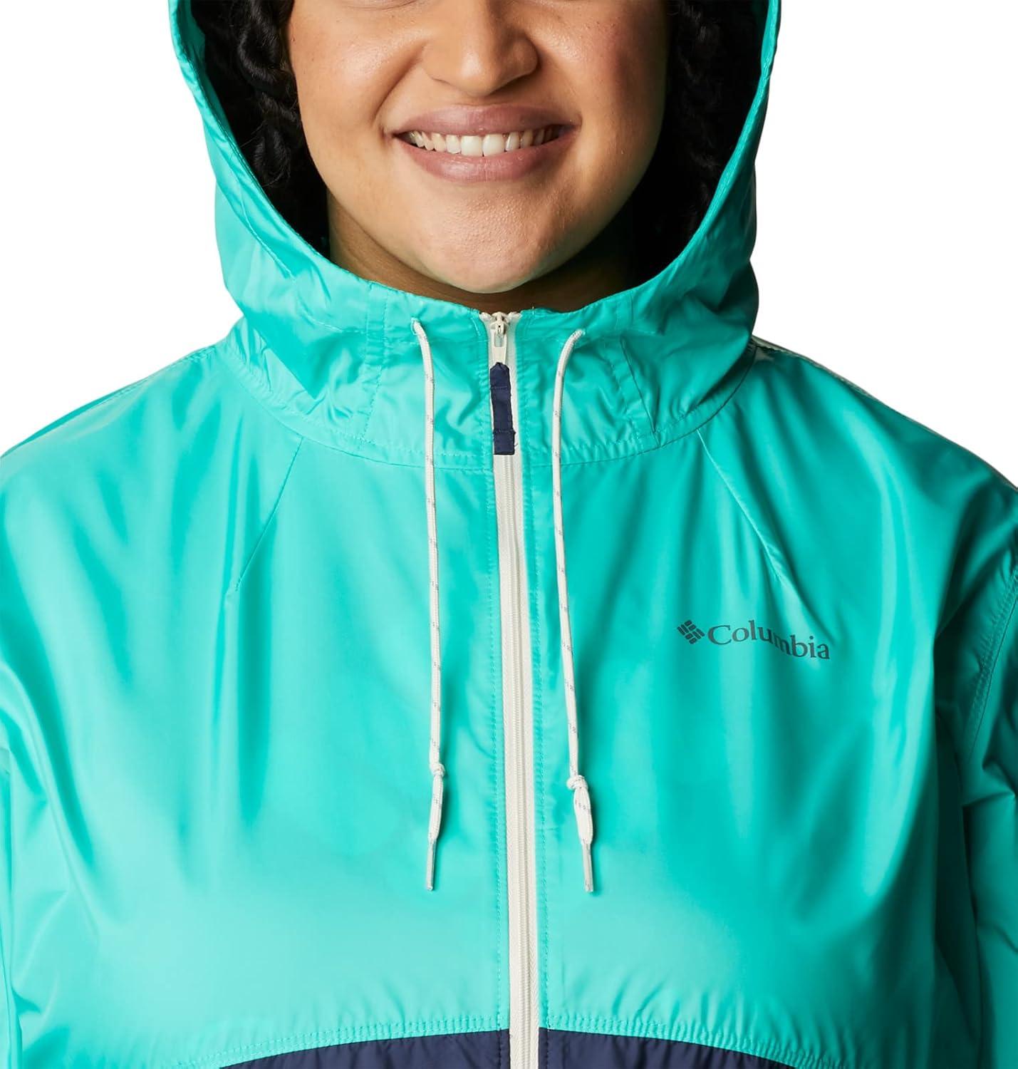 imageColumbia womens Flash Forward WindbreakerWindbreakerElectric TurquoiseNocturnal
