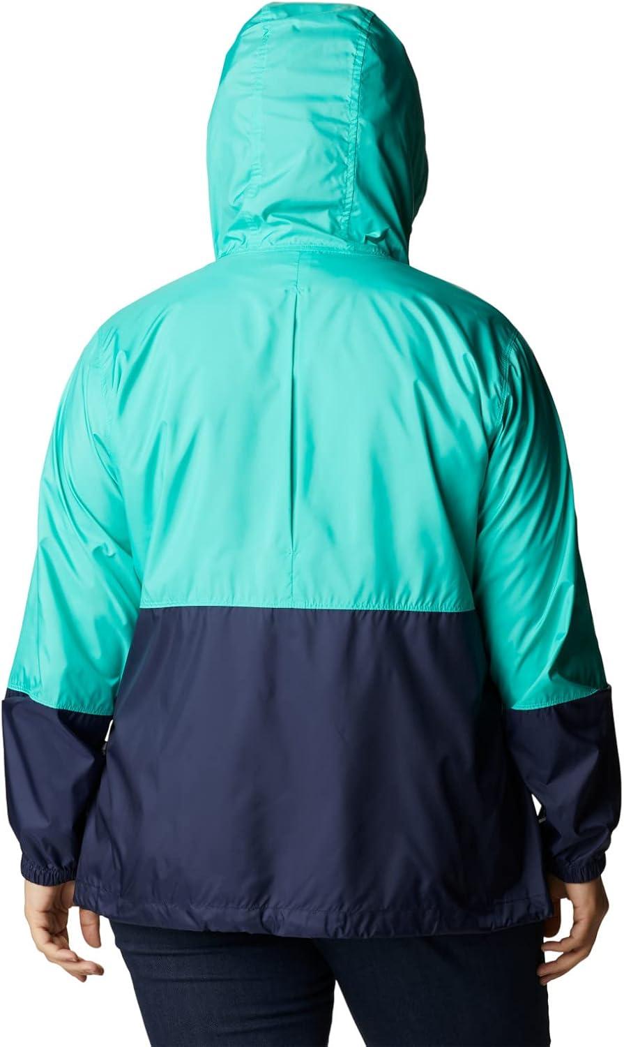 imageColumbia womens Flash Forward WindbreakerWindbreakerElectric TurquoiseNocturnal