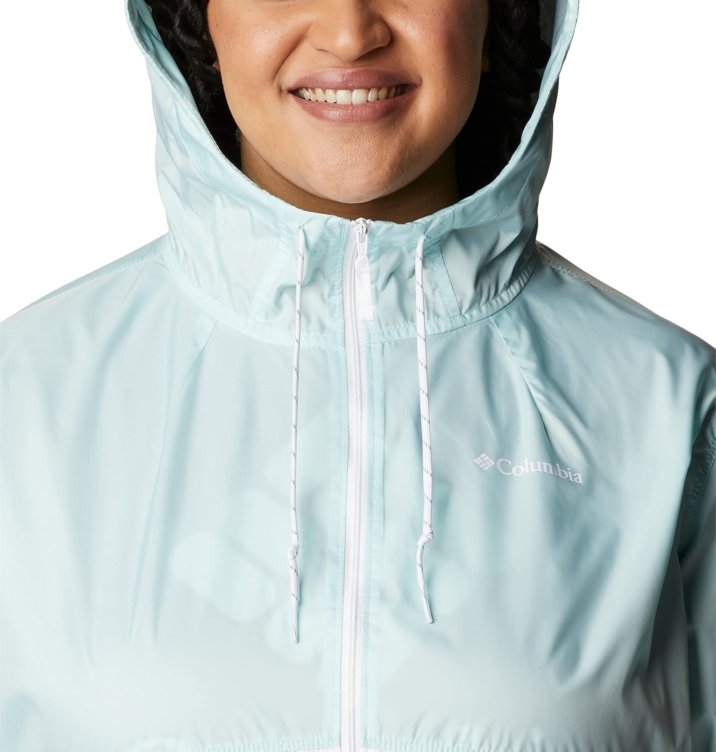 imageColumbia womens Flash Forward WindbreakerWindbreakerIcy MornWhite