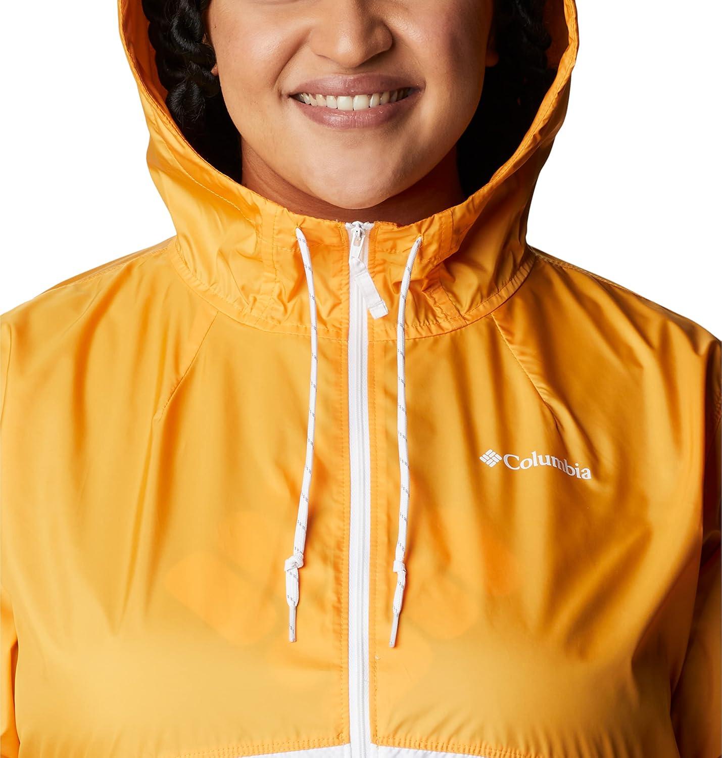 imageColumbia womens Flash Forward WindbreakerWindbreakerMangoWhite