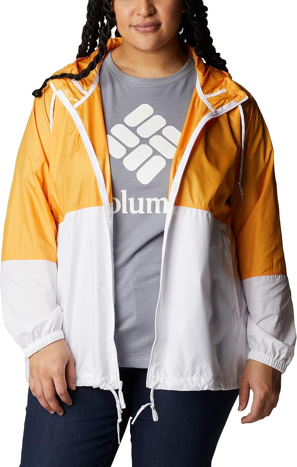 imageColumbia womens Flash Forward WindbreakerWindbreakerMangoWhite