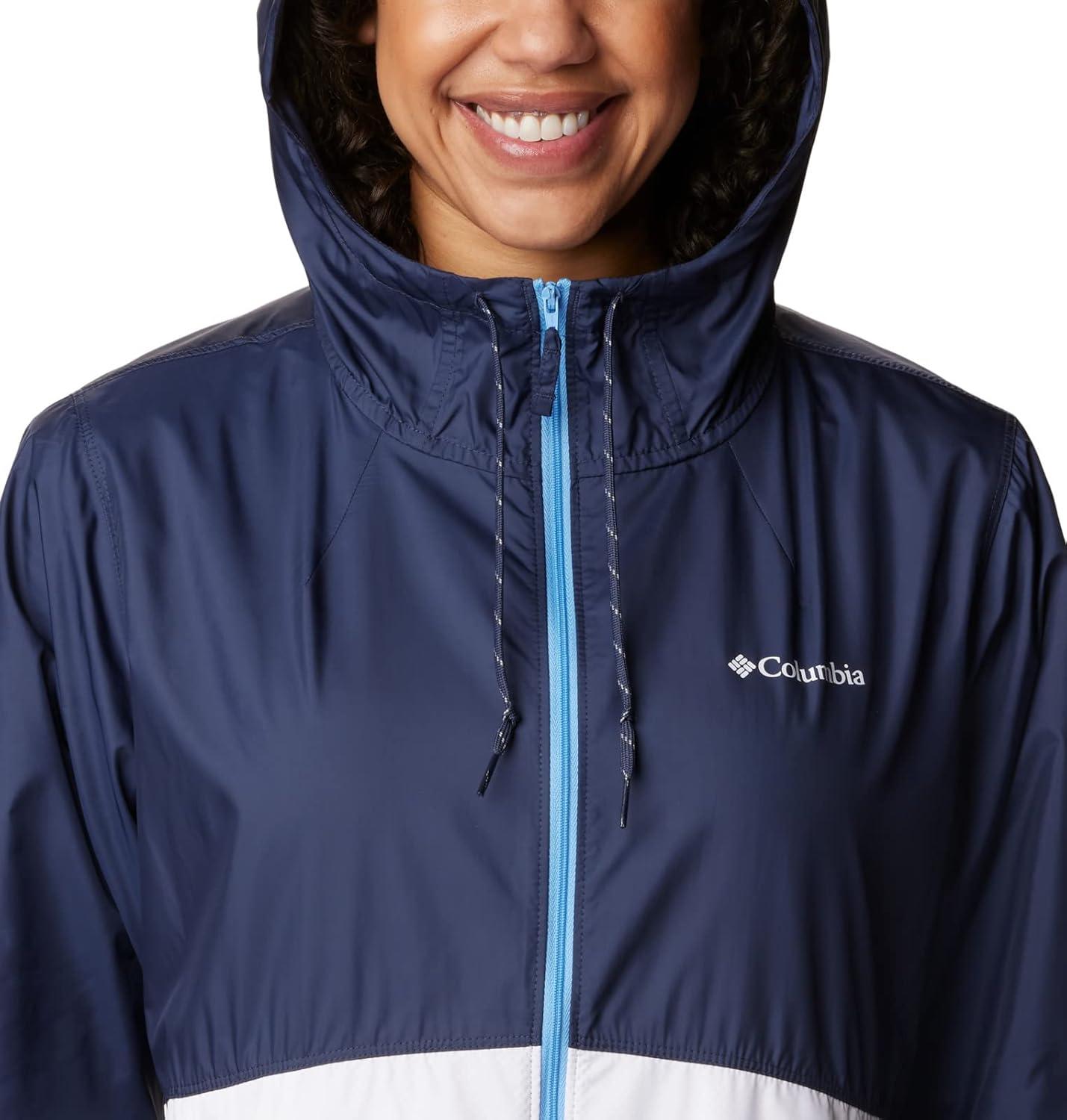 imageColumbia womens Flash Forward WindbreakerWindbreakerNocturnal White