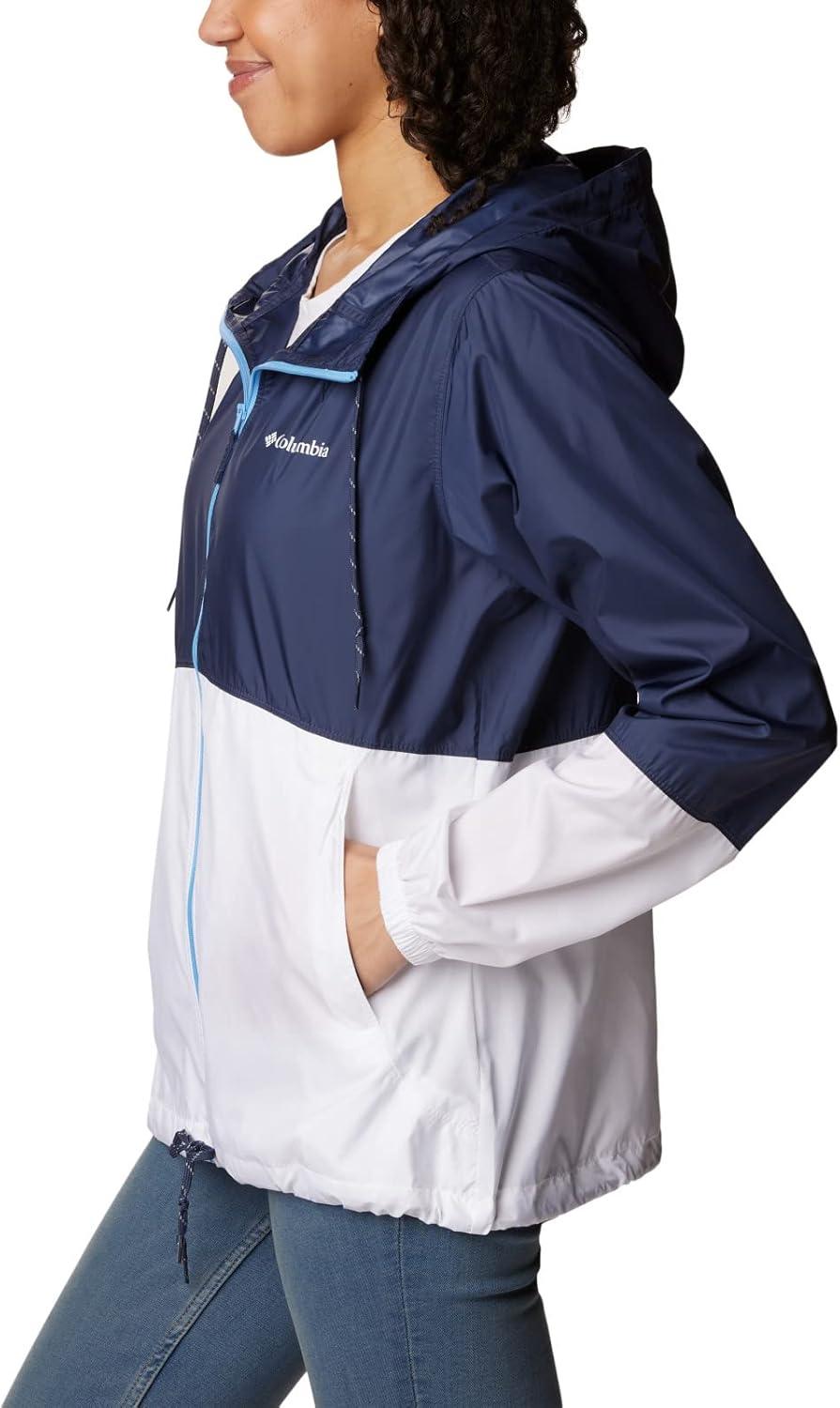 imageColumbia womens Flash Forward WindbreakerWindbreakerNocturnalWhite