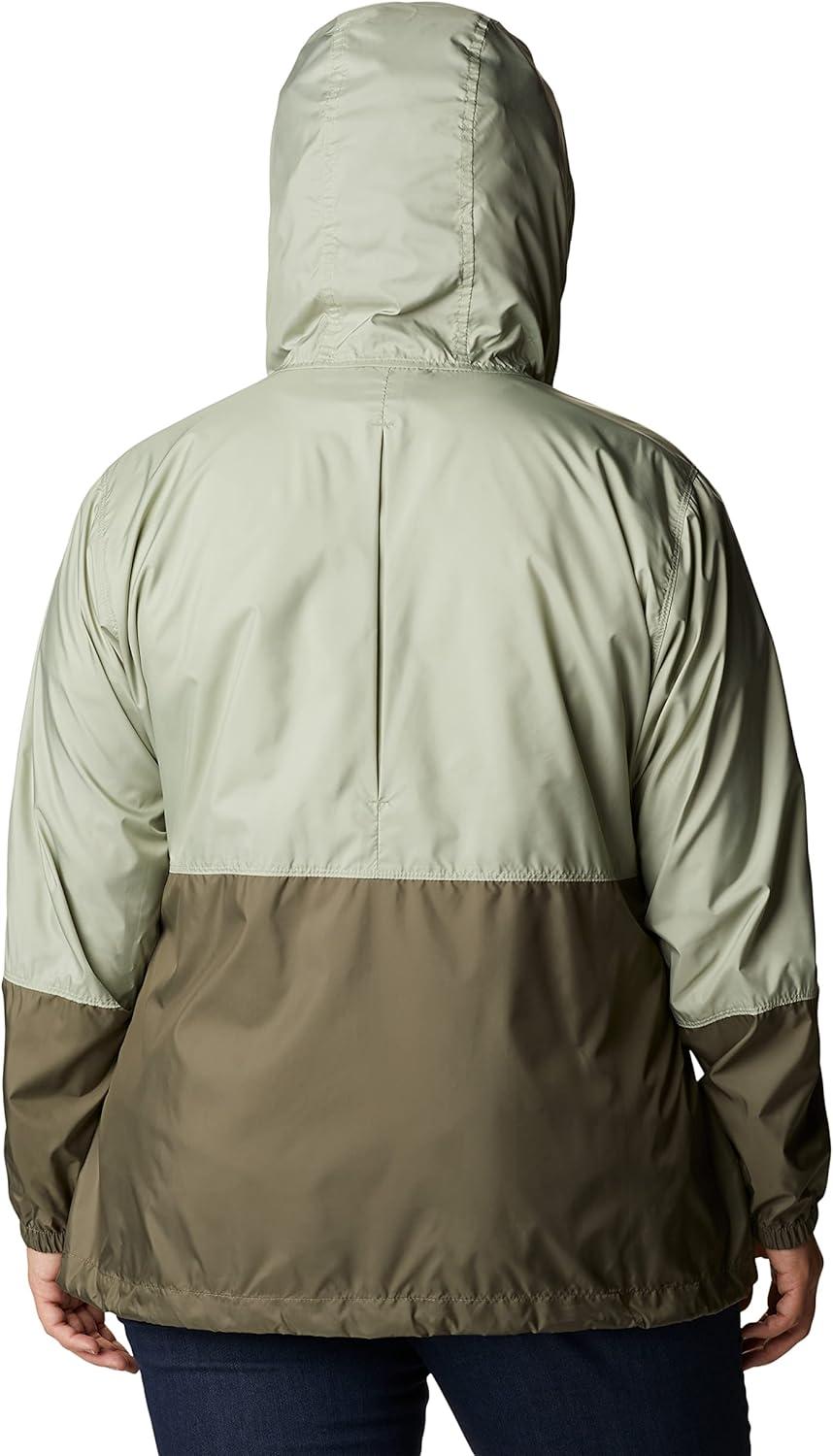 imageColumbia womens Flash Forward WindbreakerWindbreakerSafariStone Green