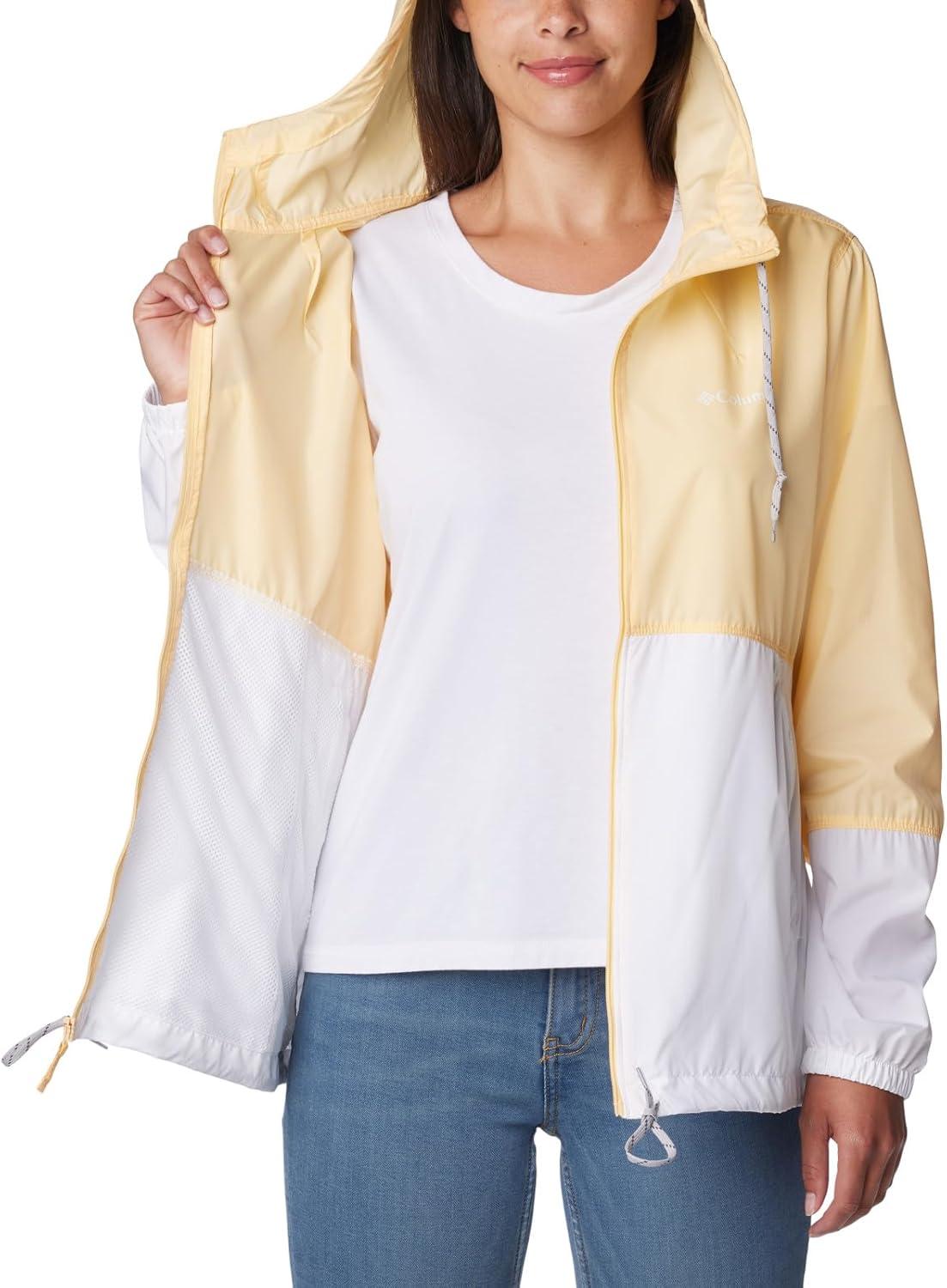 imageColumbia womens Flash Forward WindbreakerWindbreakerSunkissedWhite