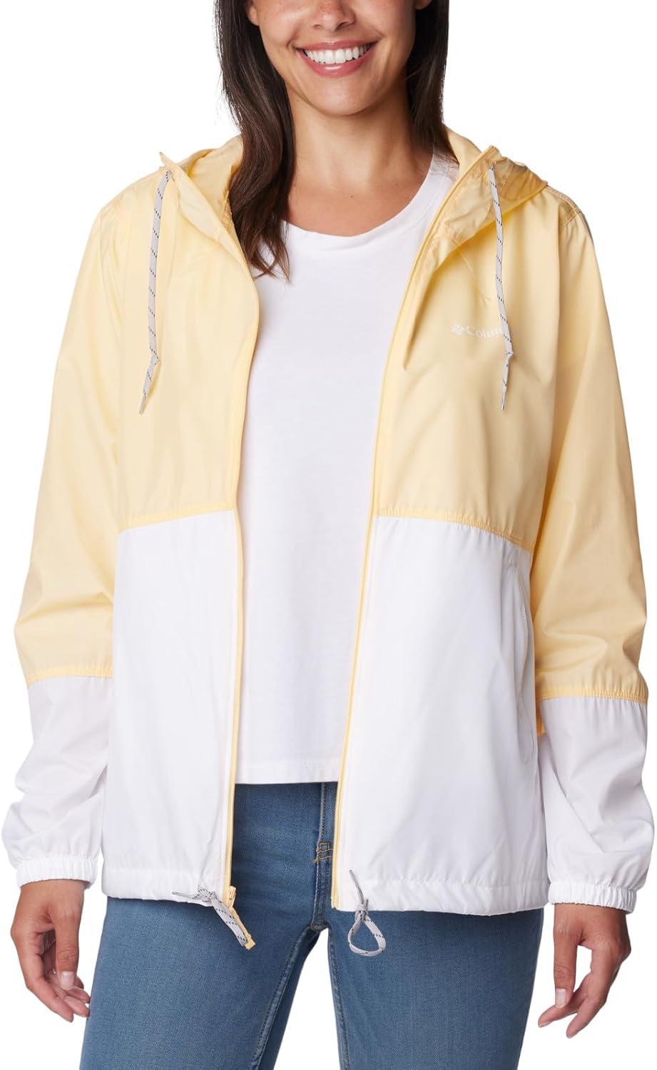imageColumbia womens Flash Forward WindbreakerWindbreakerSunkissedWhite
