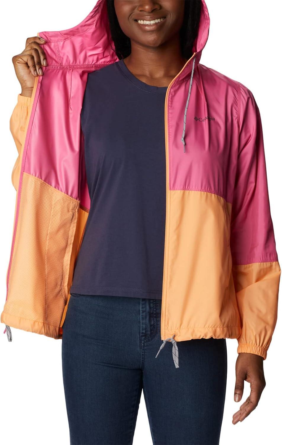 imageColumbia womens Flash Forward WindbreakerWindbreakerWild GeraniumPeach