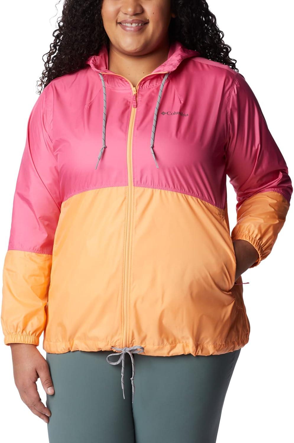 imageColumbia womens Flash Forward WindbreakerWindbreakerWild GeraniumPeach