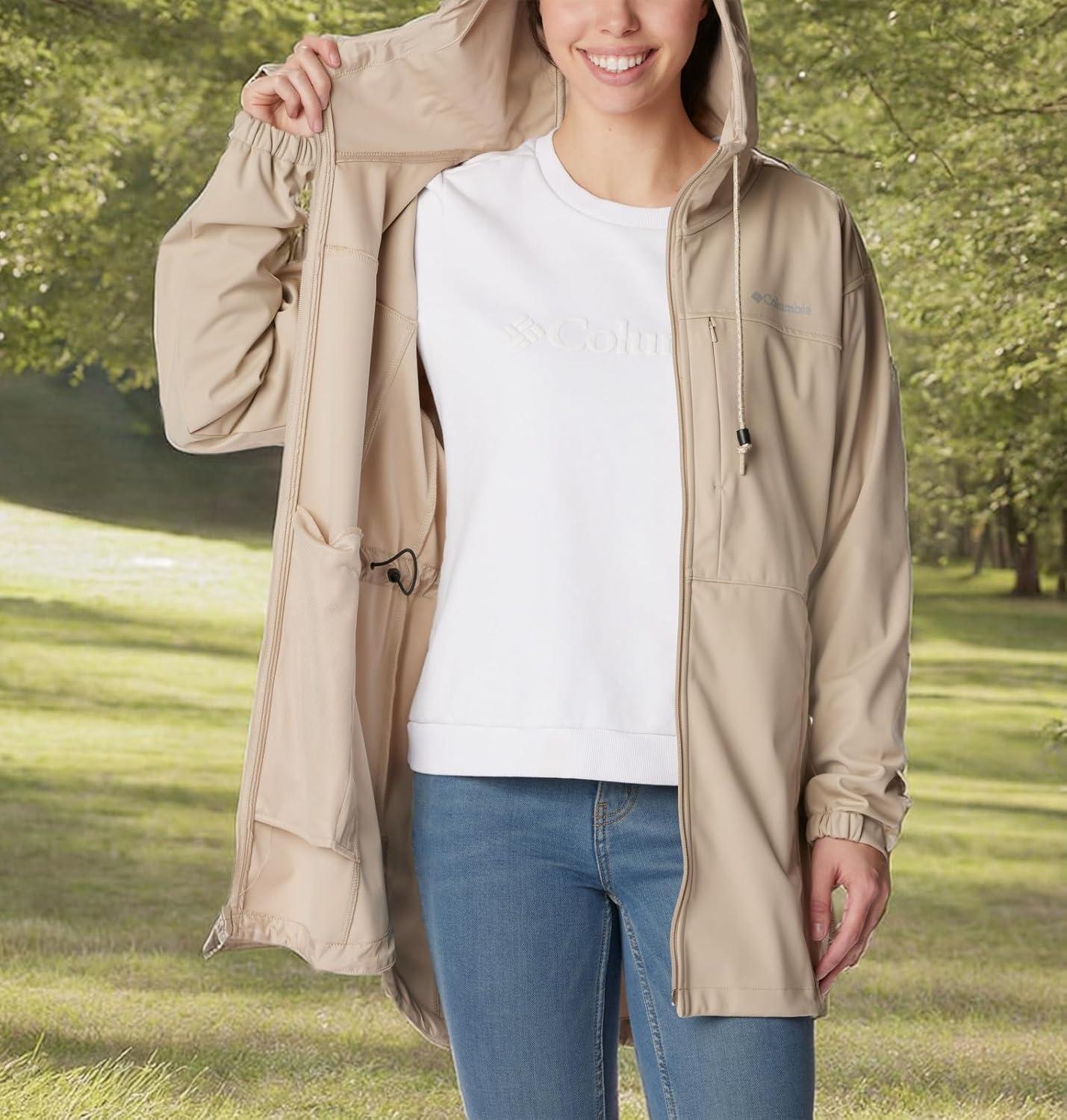 imageColumbia womens Flora Park Softshell JacketAncient Fossil