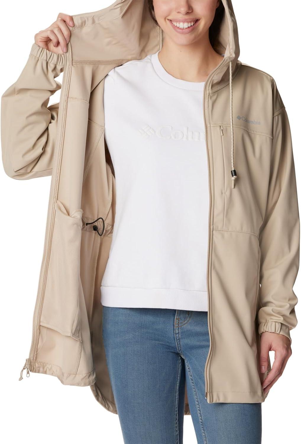 imageColumbia womens Flora Park Softshell JacketAncient Fossil