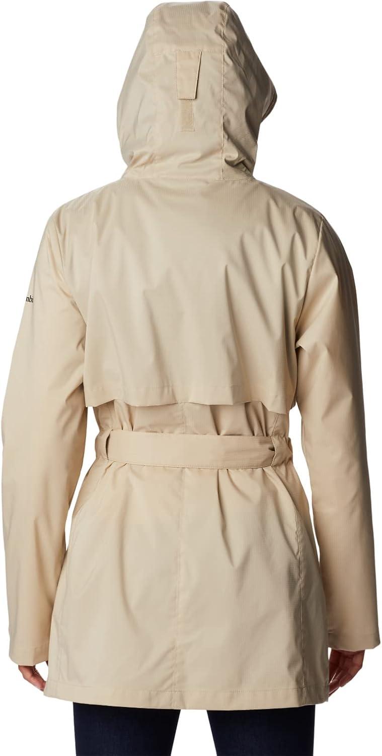 imageColumbia womens Pardon My Trench II Rain JacketAncient Fossil