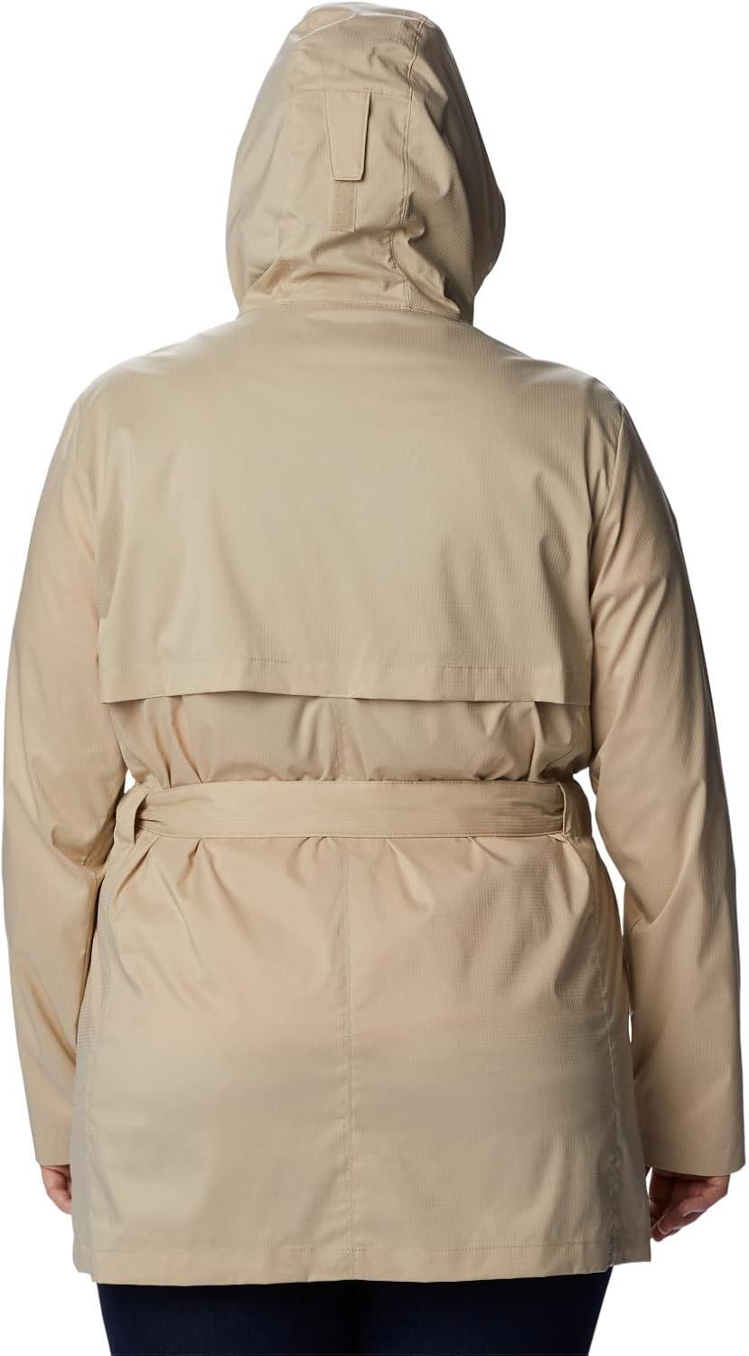 imageColumbia womens Pardon My Trench II Rain JacketAncient Fossil