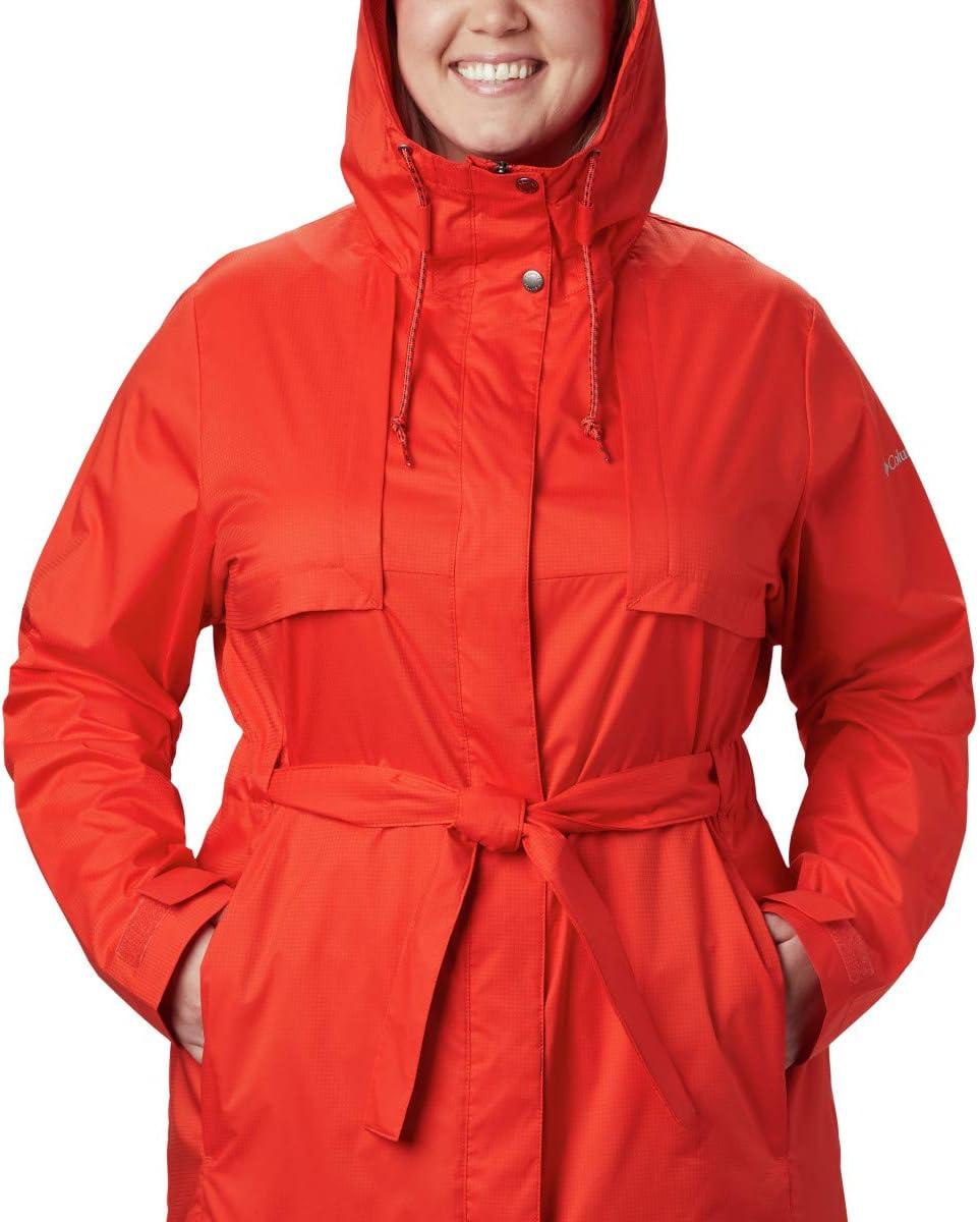 imageColumbia womens Pardon My Trench II Rain JacketBold Orange