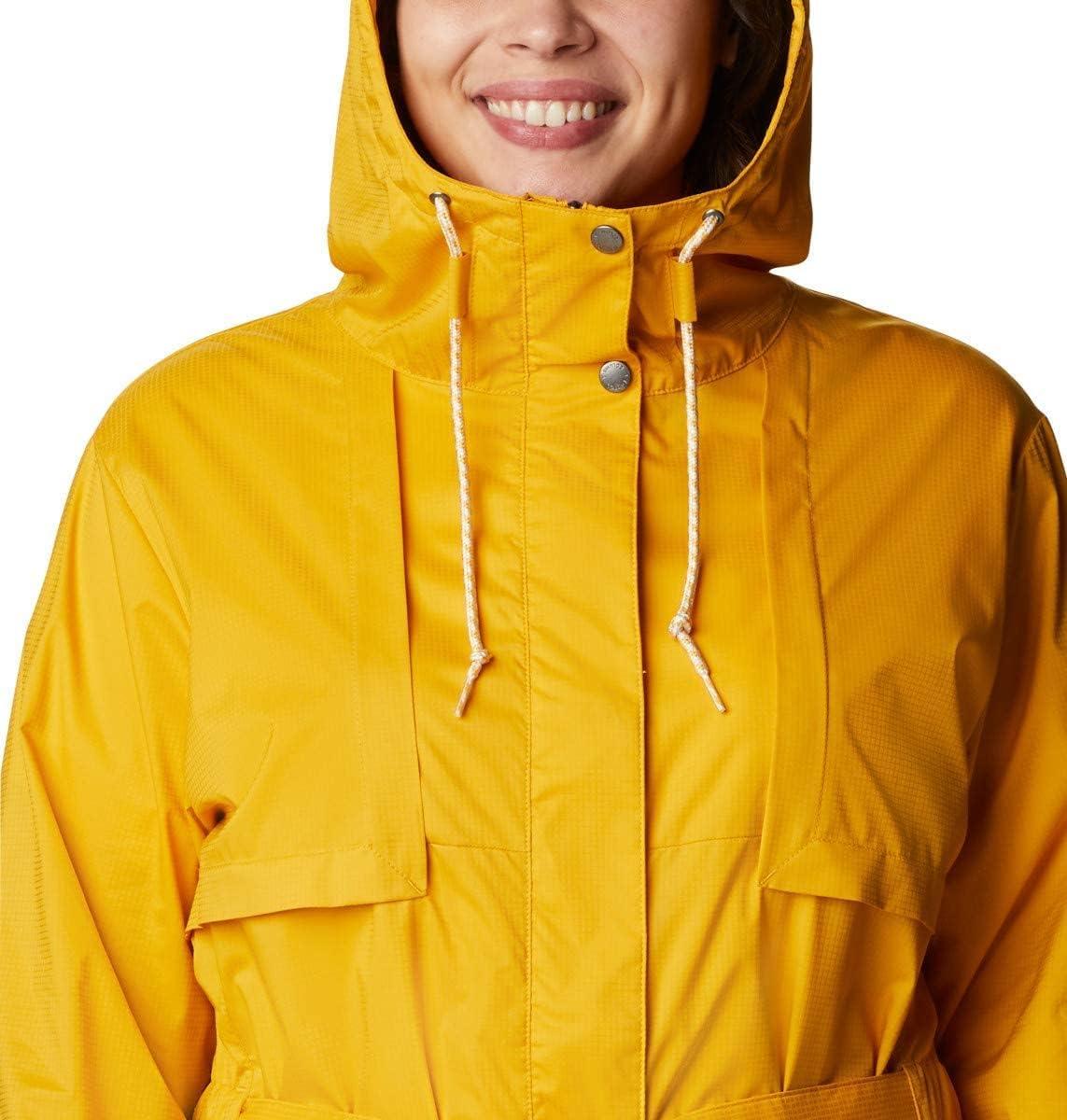 imageColumbia womens Pardon My Trench II Rain JacketBright Gold