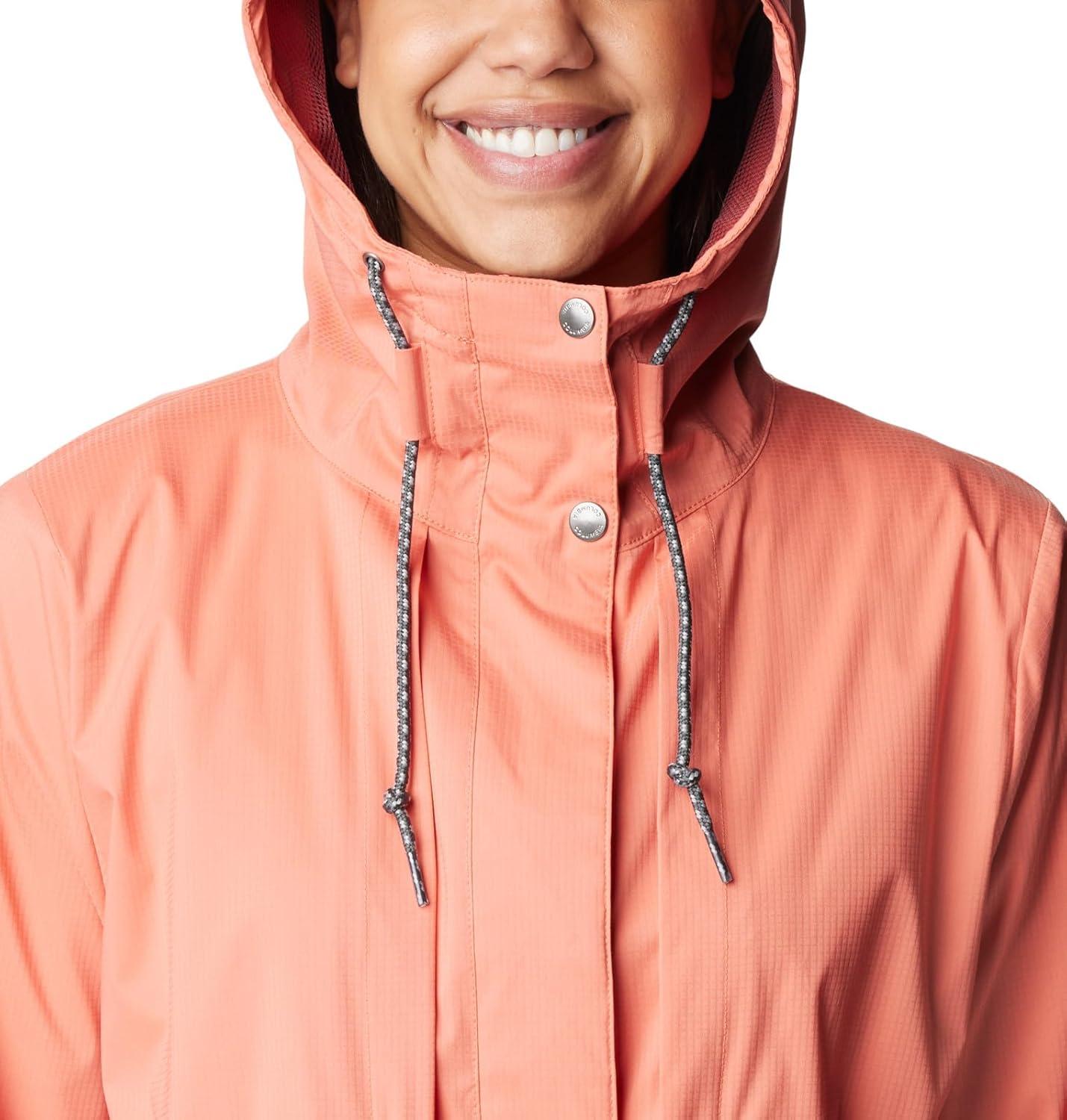 imageColumbia womens Pardon My Trench II Rain JacketFaded Peach