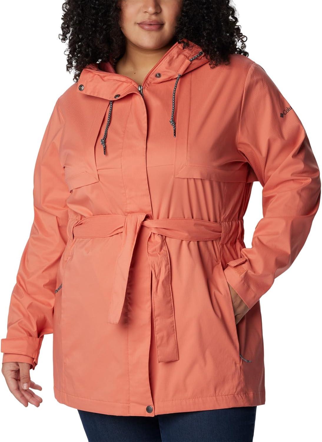 imageColumbia womens Pardon My Trench II Rain JacketFaded Peach