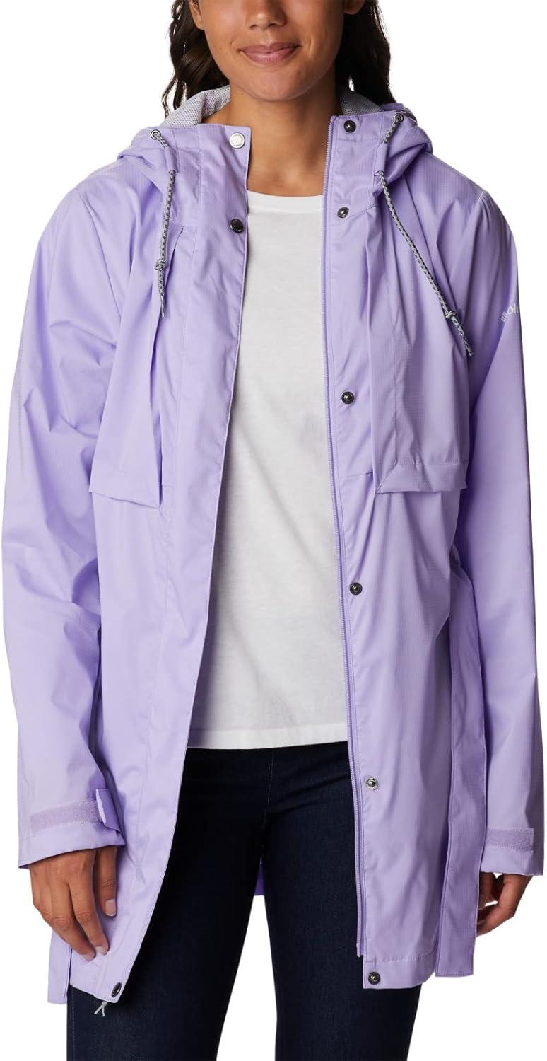 imageColumbia womens Pardon My Trench II Rain JacketFrosted Purple