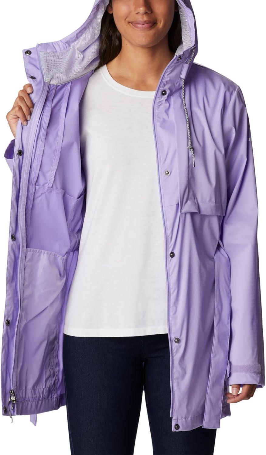 imageColumbia womens Pardon My Trench II Rain JacketFrosted Purple