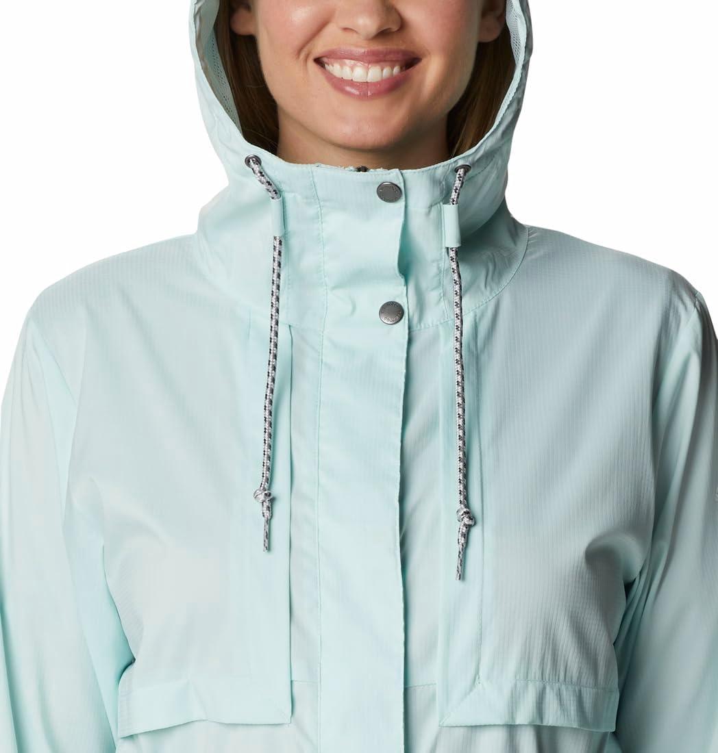 imageColumbia womens Pardon My Trench II Rain JacketIcy Morn