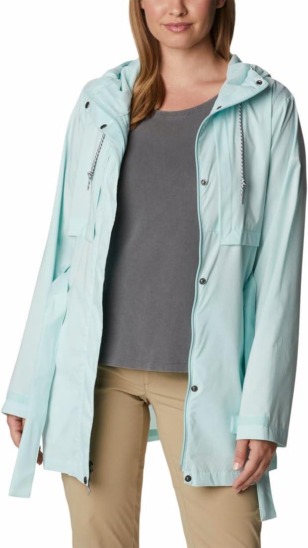 imageColumbia womens Pardon My Trench II Rain JacketIcy Morn