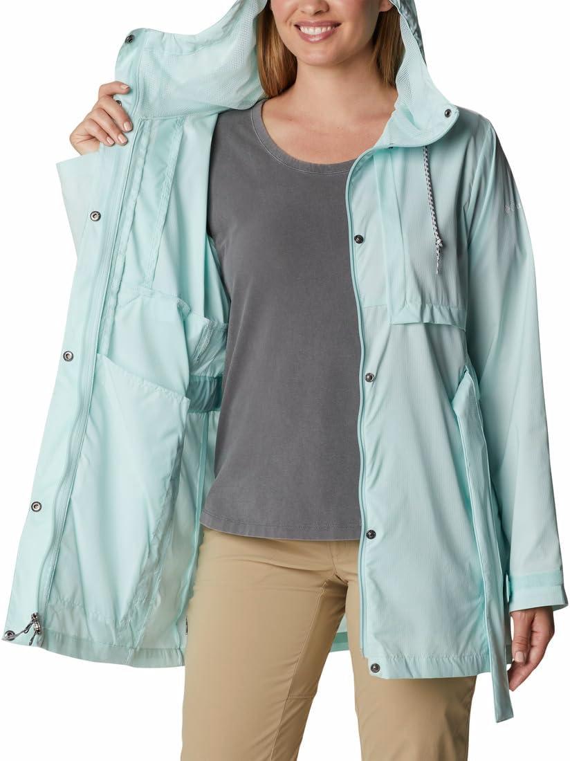 imageColumbia womens Pardon My Trench II Rain JacketIcy Morn