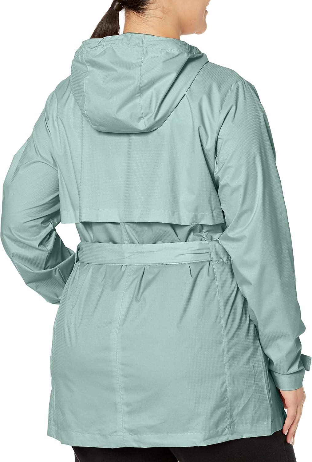 imageColumbia womens Pardon My Trench II Rain JacketLight Lichen