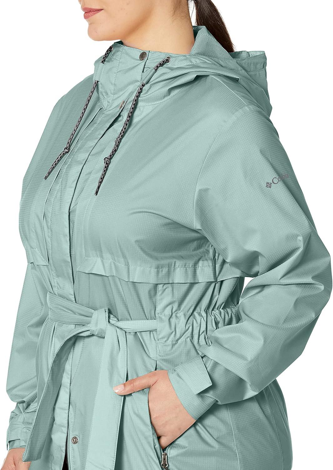 imageColumbia womens Pardon My Trench II Rain JacketLight Lichen