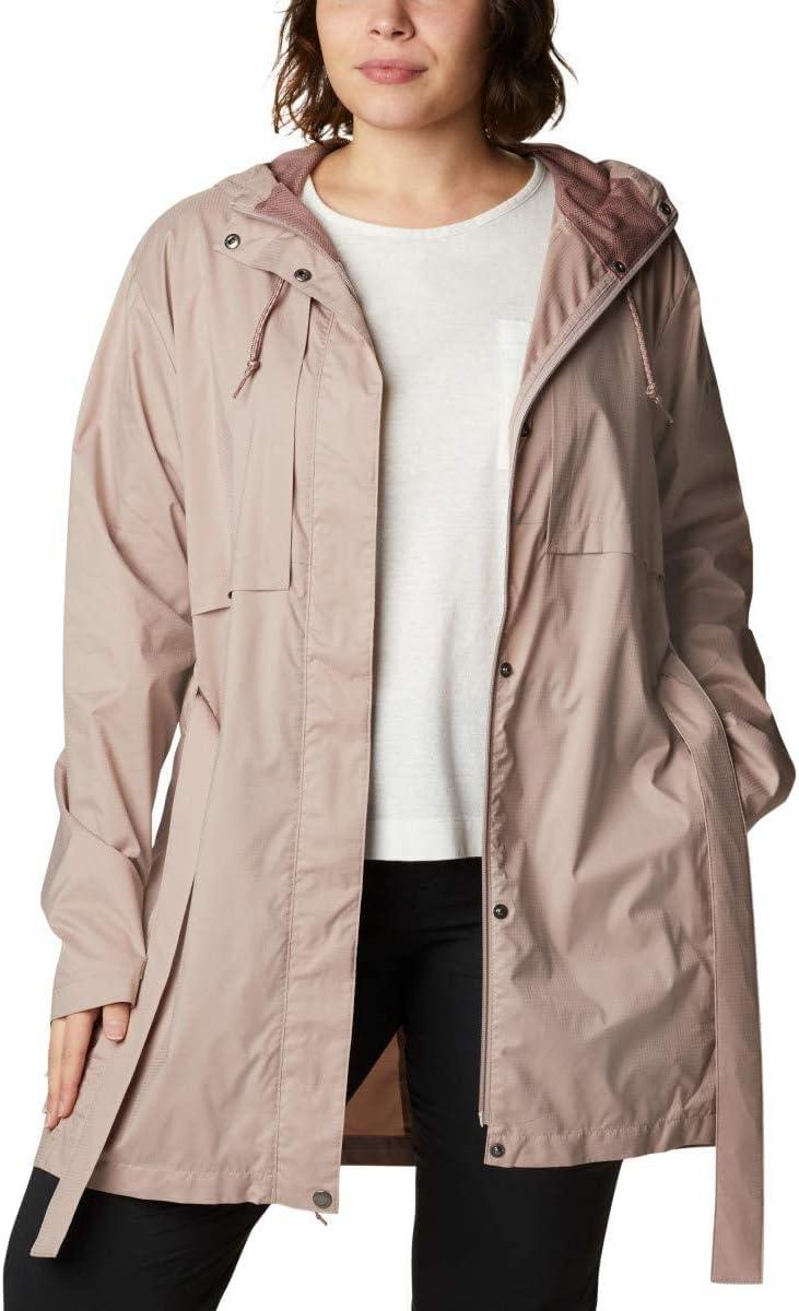 imageColumbia womens Pardon My Trench II Rain JacketMauve Vapor