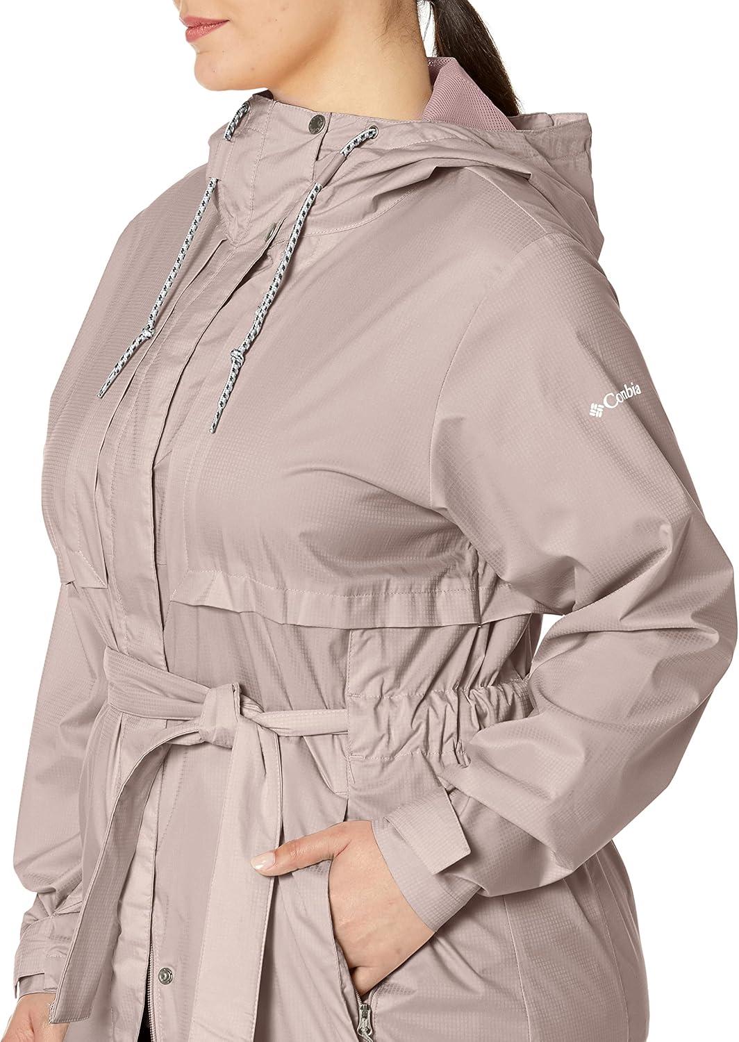 imageColumbia womens Pardon My Trench II Rain JacketMauve Vapor