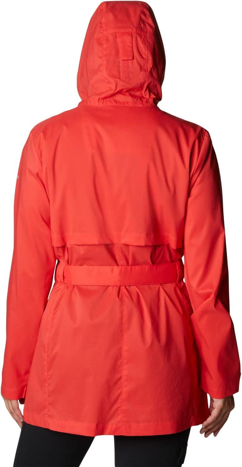 imageColumbia womens Pardon My Trench II Rain JacketRed Hibiscus
