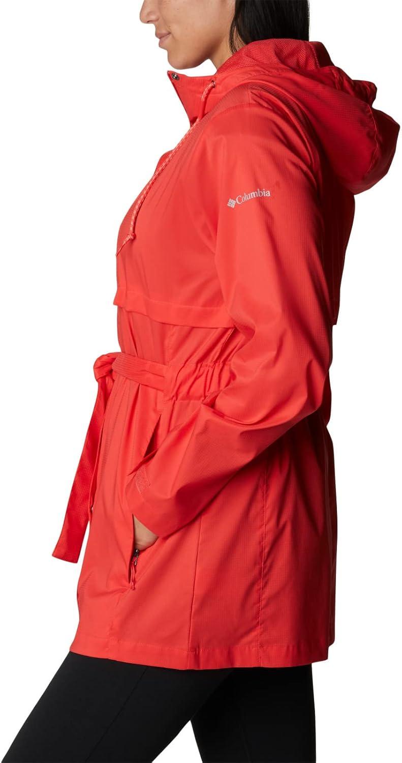 imageColumbia womens Pardon My Trench II Rain JacketRed Hibiscus