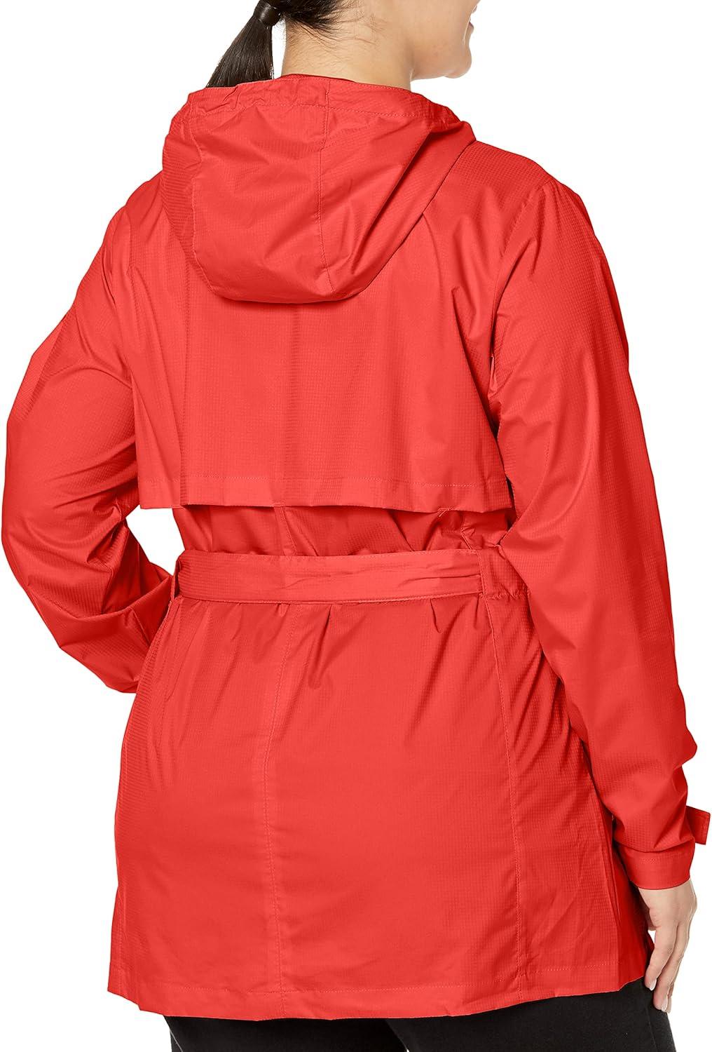 imageColumbia womens Pardon My Trench II Rain JacketRed Hibiscus