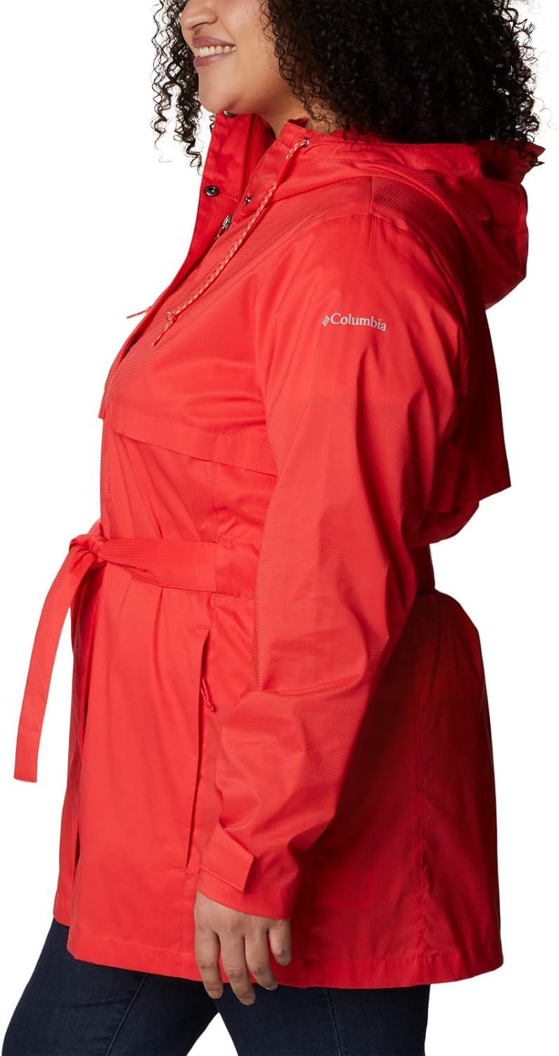 imageColumbia womens Pardon My Trench II Rain JacketRed Hibiscus