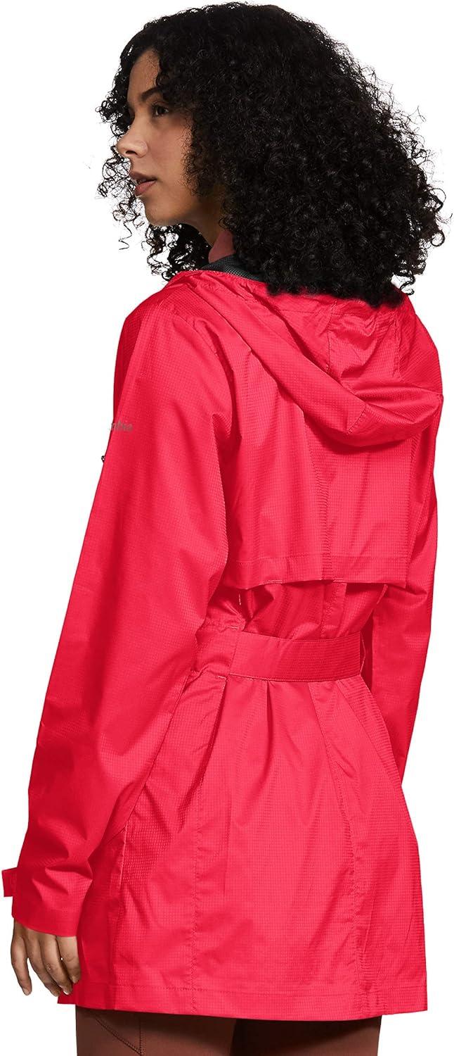 imageColumbia womens Pardon My Trench II Rain JacketRed Lily