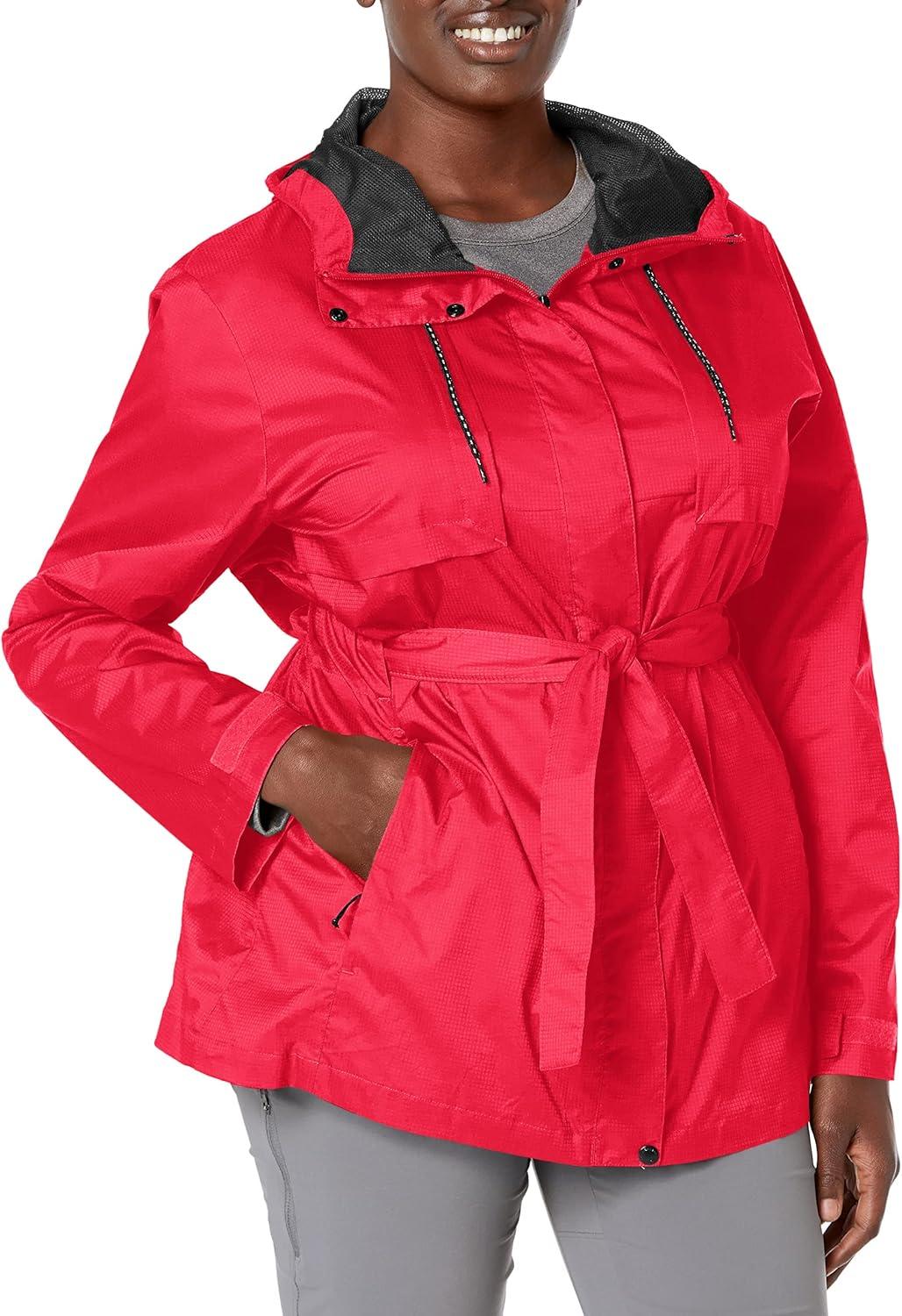 imageColumbia womens Pardon My Trench II Rain JacketRed Lily