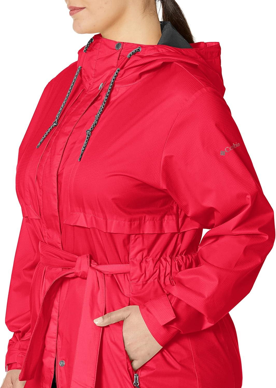 imageColumbia womens Pardon My Trench II Rain JacketRed Lily