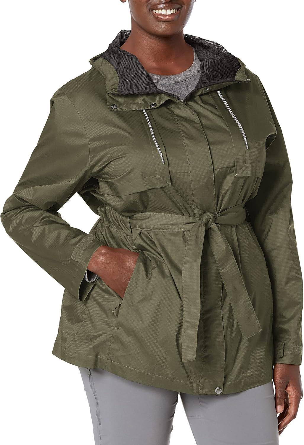 imageColumbia womens Pardon My Trench II Rain JacketStone Green