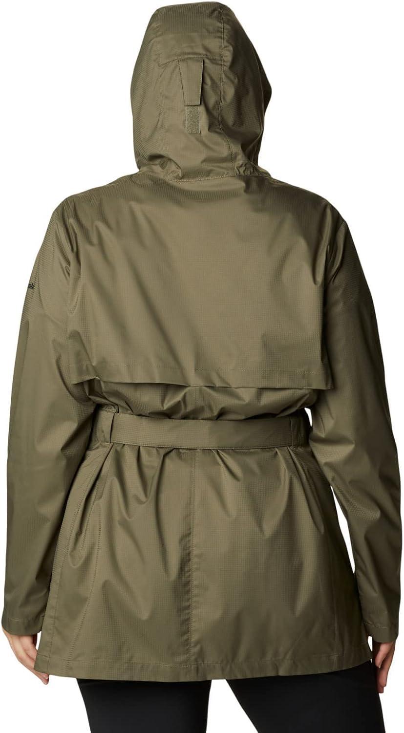 imageColumbia womens Pardon My Trench II Rain JacketStone Green