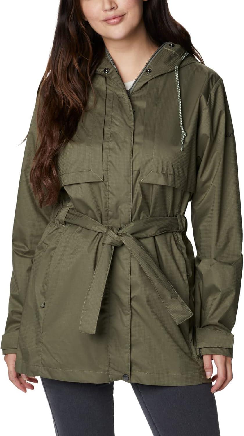 imageColumbia womens Pardon My Trench II Rain JacketStone Green