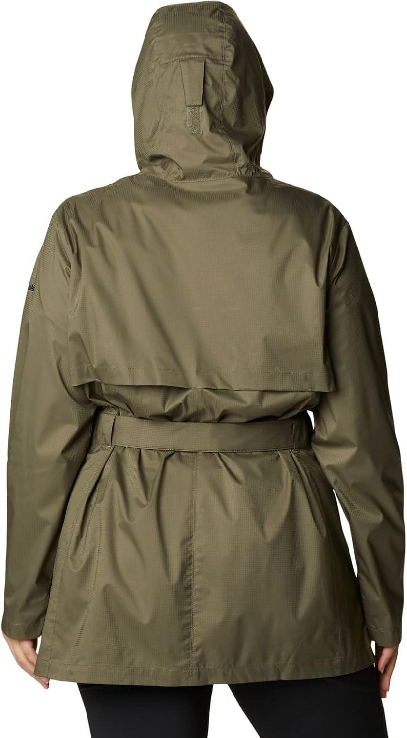 imageColumbia womens Pardon My Trench II Rain JacketStone Green