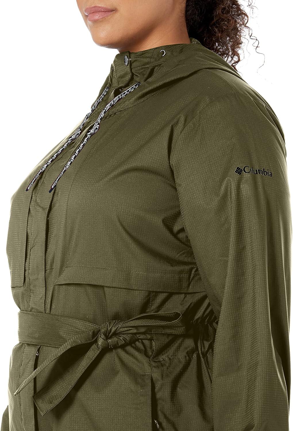 imageColumbia womens Pardon My Trench II Rain JacketStone Green
