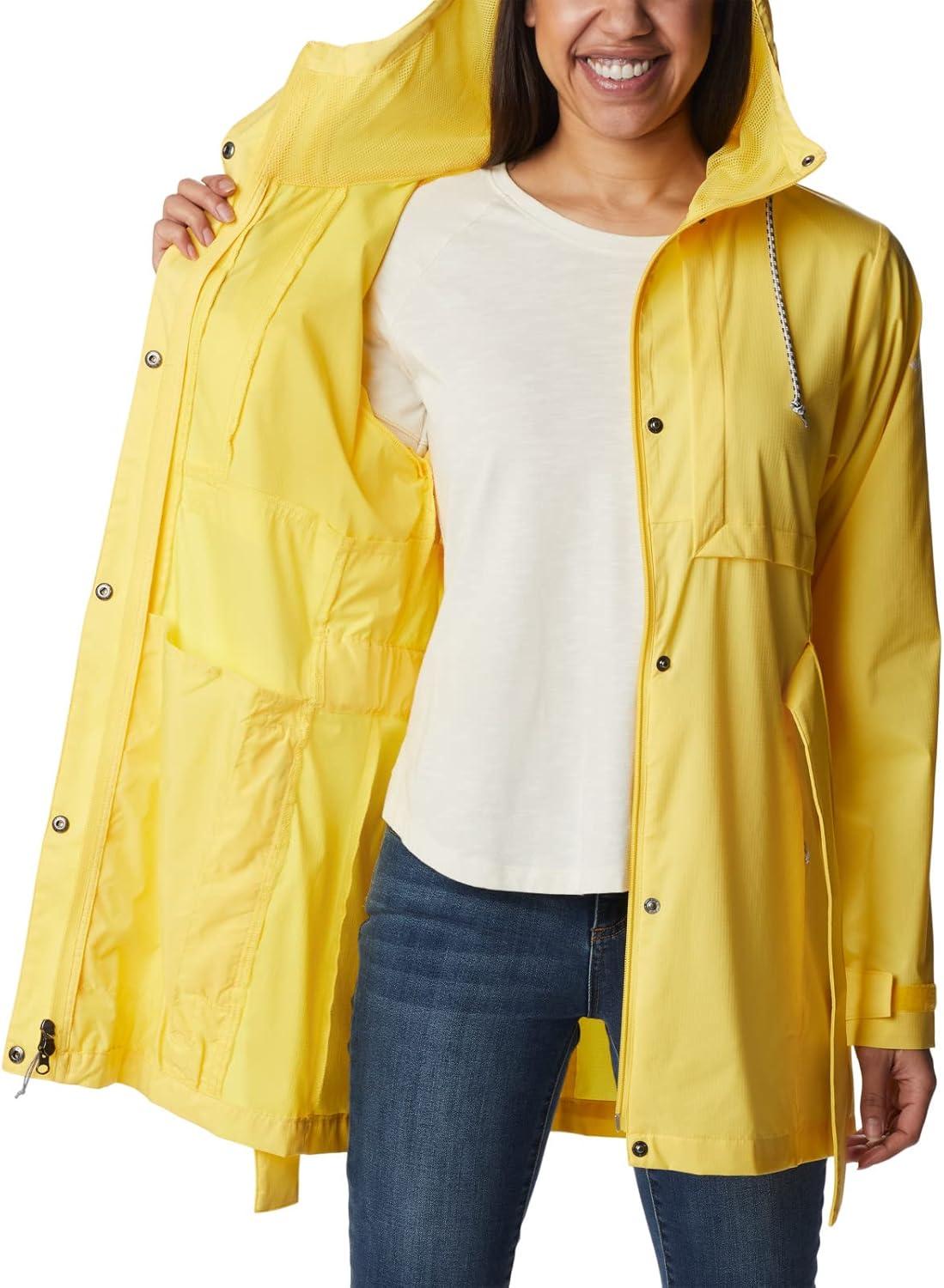imageColumbia womens Pardon My Trench II Rain JacketSun Glow