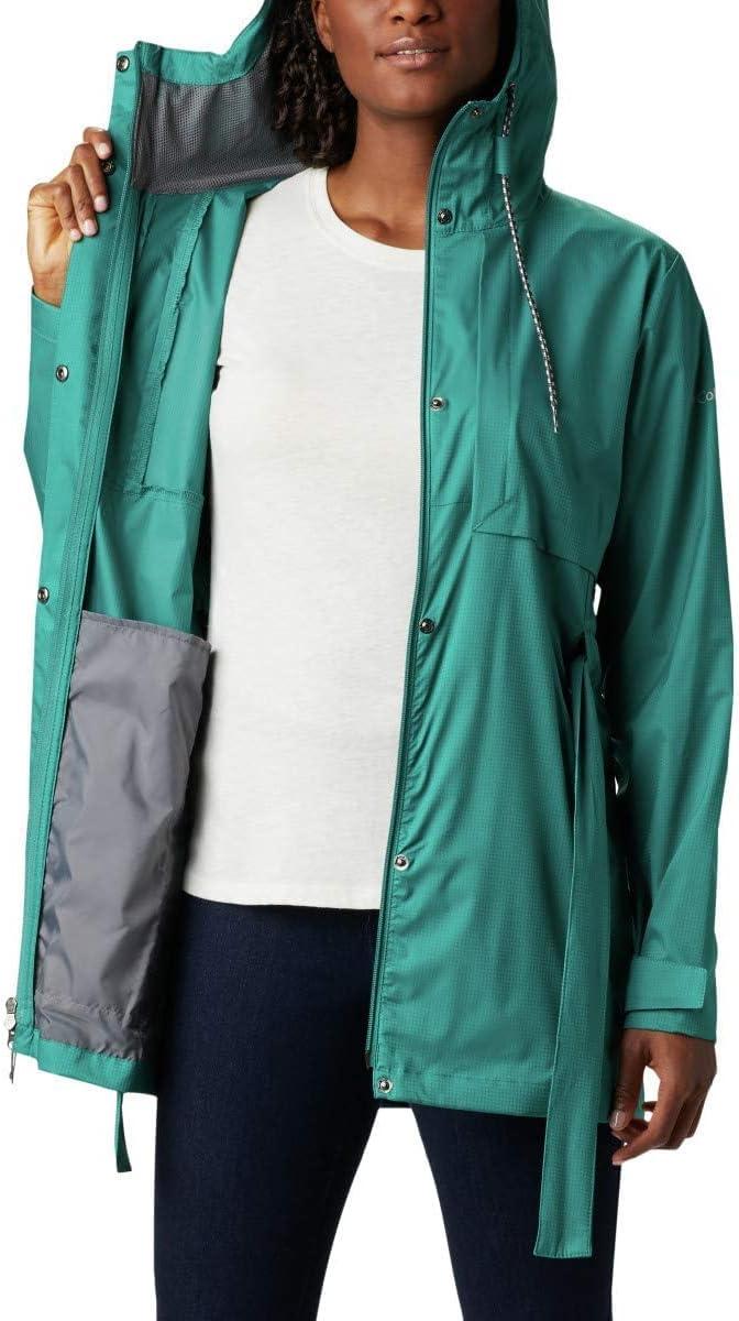imageColumbia womens Pardon My Trench II Rain JacketWaterfall