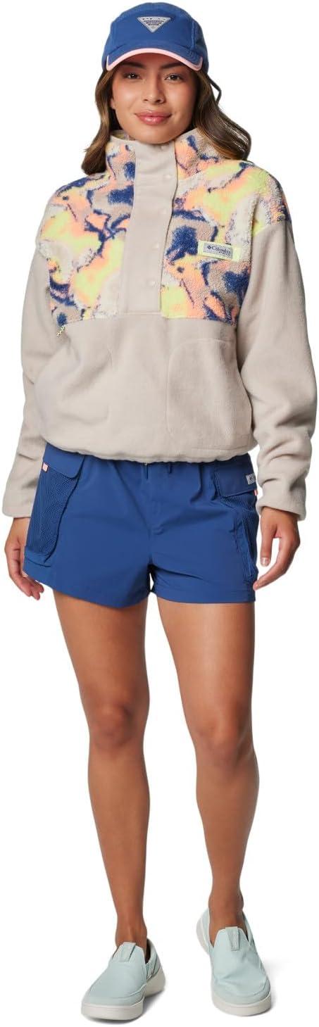 imageColumbia womens Pfg Open Water FleeceCrushed ClaySpring Yellow Aura
