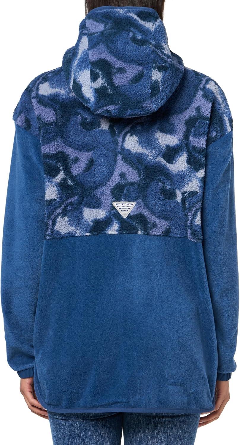 imageColumbia womens Pfg Open Water Hooded FleeceCarbonCarbon Aura