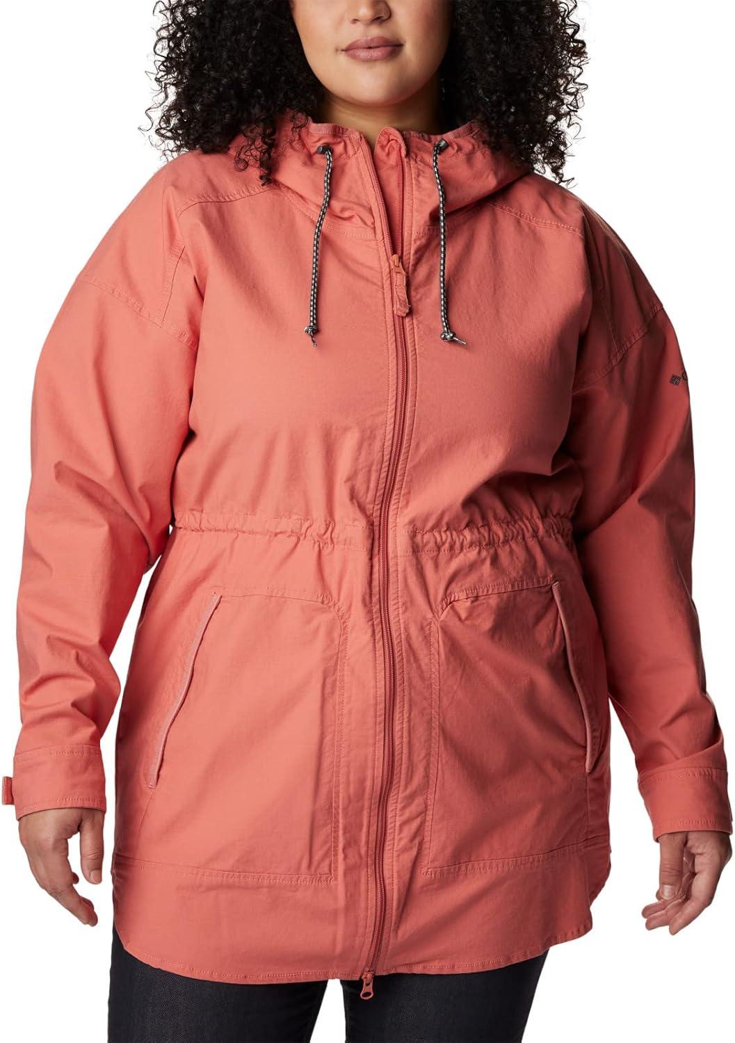 imageColumbia womens Sage Lake Long Lined JacketDark Coral